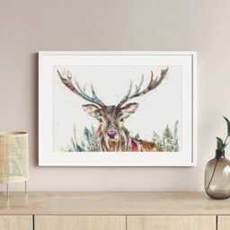 Nature Stag Framed Art Print - thumbnail 3