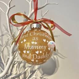 First Christmas As Mummy & Daddy Bauble, 1st 2023 - thumbnail 4