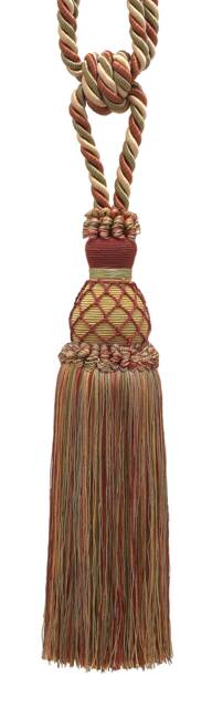 "D??copro Curtain & Drapery Tassel Tieback, Length 10"" - 25cm, Spread 30" - image 1