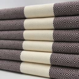 "Burgundy Beach Towel, Pool Peshtemal, Turkish Towel, Diamond Towel, Cotton Peshtemal, Peshtemal, Towel, Peshtemal, Bath Peshtemal 40""x70" - thumbnail 3