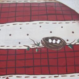 American Flag Heart, Door Hanger, Wall Decor, Patriotic, Usa - thumbnail 4