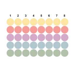 Pastel Rainbow Polka Dot Wall Stickers, Nursery & Playroom Decor - thumbnail 3