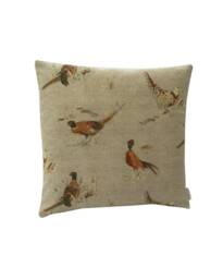 Christmas Gifts Pheasant Game Bird Throw Pillow Cover Country Linen Home Decor - thumbnail 1