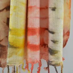 Surfer Beach Towel, Dye Towel, Turkish Peshtemal, 38''x65 - thumbnail 3