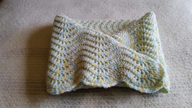 Crochet Weavy Baby Blanket, Gift Idea's, Shower, in Multi-Color Gift's For Her, Him. Ready To Ship - image 1