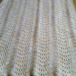 Crochet Weavy Baby Blanket, Gift Idea's, Shower, in Multi-Color Gift's For Her, Him. Ready To Ship - thumbnail 3