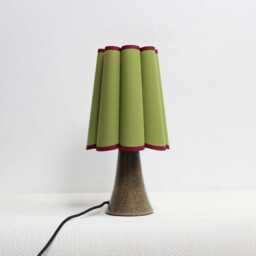Handmade Ivy Green Fabric Lampshade Customizable Color-113# - thumbnail 4