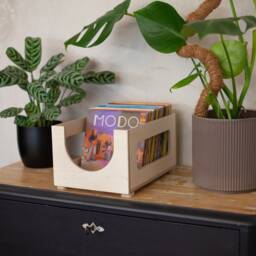 Handmade Baltic Birch 7-Inch Vinyl Record Storage Box - thumbnail 2