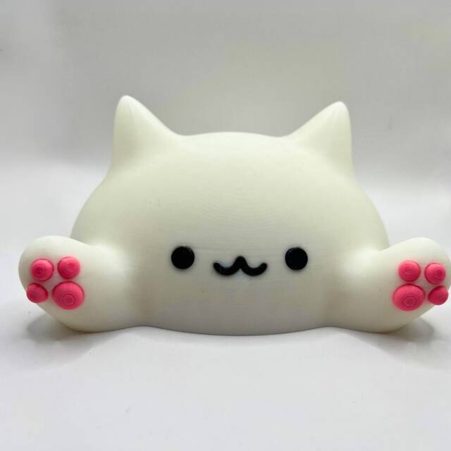 Blob Cat Desk Friend Cute Lover Gift Handmade Collectible Figurine Set Home Decor - image 1