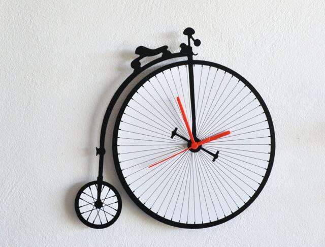 Penny Farthing Vintage Bicycle - Wall Clock - image 1