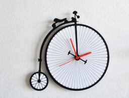 Penny Farthing Vintage Bicycle - Wall Clock - thumbnail 1