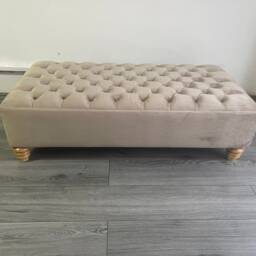 Handmade Chesterfield Coffee Table , Footstool, Puffer 4Ft X 2Ft 13 Inches High - thumbnail 3