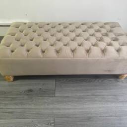 Handmade Chesterfield Coffee Table , Footstool, Puffer 4Ft X 2Ft 13 Inches High - thumbnail 2