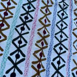 Vintage Suzani Kantha Quilt Traditional Hand Embroidered Cotton Throw Reversible Bohemian Bed Cover - thumbnail 4