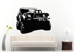 Off Road Sport Utility Vehicle Mountains Rocks Dirt 4 X Wall Decal Vinyl Sticker Mural Room Decor L832 - thumbnail 1