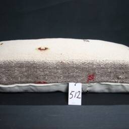 "Kilim Pillow, Wool Kilim Cousin From Anatolia , 30x60 cm, 12""x24" - thumbnail 3
