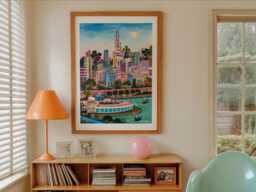 Chicago, Illinois Print - American City Poster A5/A4 A3 A2 A1 - thumbnail 1