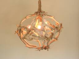 Real White, Modern Antler Chandelier in Bubble Shape - thumbnail 1