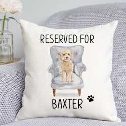 Cockapoo Cushion - Dog Related Gift Reserved For Dog Cushion Gift