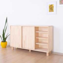 Shoe Cabinet, Handmade From Solid Pinewood - Helt - thumbnail 3