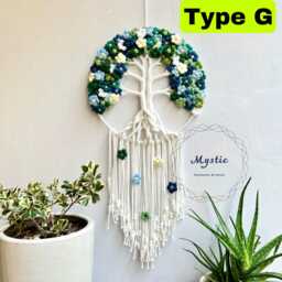Colorful Tree Of Life Macrame Wall Hanging, Spiritual Home Decor - thumbnail 4