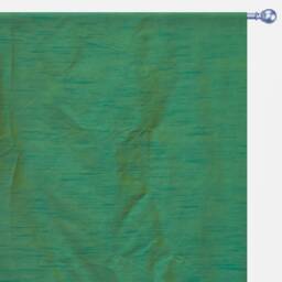Aqua & Yellow Art Silk Curtain Panels, Faux Curtains - Rod Pocket, Grommet, Box Pleat, Three Pinch Tab Top Plain Ring Top - thumbnail 3