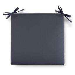 Set Of 2 Water Weather Resistant Garden Outdoor Cushion Seat Chair Pads Soft Foam, Zipped Cover Available in 3 Sizes - Grey - Plain - thumbnail 3