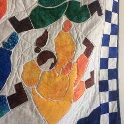 Blanket Toss - Fabric Wall Hanging Living Room House Warming Gift - thumbnail 3
