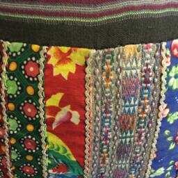 Vintage Handmade Lu Textile Silk Cotton Sateen Hemp Pillow Cover in The North Of Vietnam - thumbnail 3