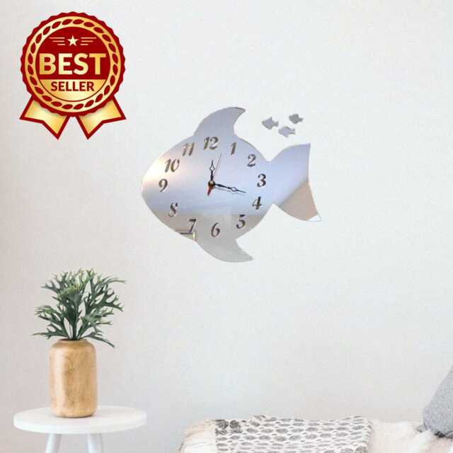 Fish Acrylic Clock - Many Colours Available - Bespoke Shapes & Sizes Made - image 1