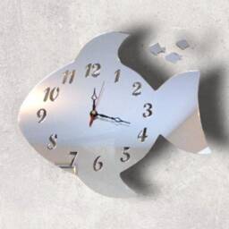 Fish Acrylic Clock - Many Colours Available - Bespoke Shapes & Sizes Made - thumbnail 2