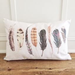 Feather Pillow Cover - Design 1 - thumbnail 1