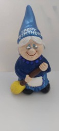 Happy Birthday Garden Gnome , Personalised, Quirky Gift Any Age, Handmade To Order - thumbnail 1