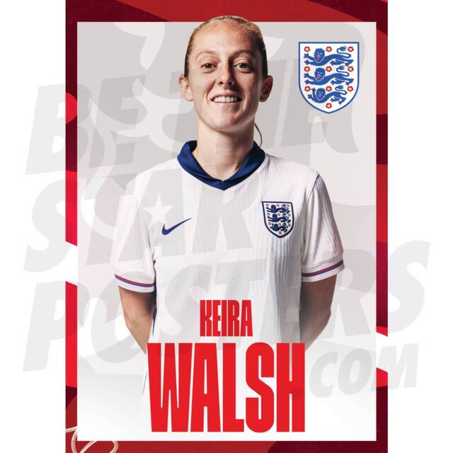 Lionesses Walsh 24/25 Home Headshot Poster - Officially Licensed Product A4/A3 Framed Options Wall Decor - image 1