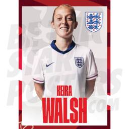 Lionesses Walsh 24/25 Home Headshot Poster - Officially Licensed Product A4/A3 Framed Options Wall Decor - thumbnail 1