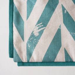 Printed Linen Blanket, Natural Throw Blanket Or Bedspread King Queen Double Twin Single Size - thumbnail 4