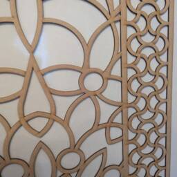 Laserkris Radiator Cabinet Wall Decor.screening-Grille - 3mm, 4mm, 6mm Thick Mdf 1200mm X 515mm - 120cm 51.5cm 871Par Pattern - thumbnail 2