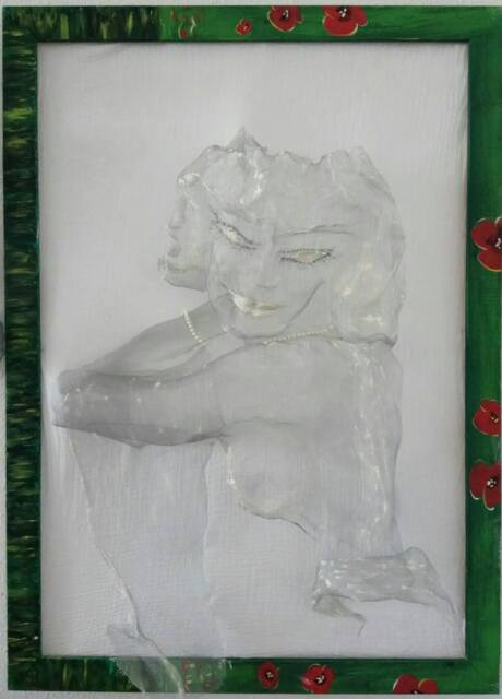 Woman Merilyn Monroe Large Wall Art Metal Sculpture Torso Abstract Git For Her Mom Mother Day Wedding 3D - image 1