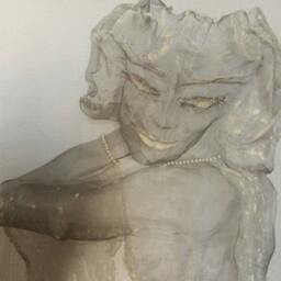 Woman Merilyn Monroe Large Wall Art Metal Sculpture Torso Abstract Git For Her Mom Mother Day Wedding 3D - thumbnail 3
