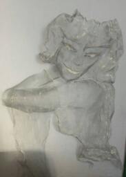 Woman Merilyn Monroe Large Wall Art Metal Sculpture Torso Abstract Git For Her Mom Mother Day Wedding 3D - thumbnail 4