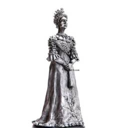 54mm Russia. Empress Alexandra Fedorovna 132 Scale Metal Figurine - thumbnail 2