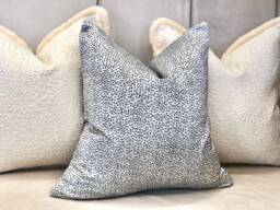 Silver Textured Cushion Cover - Silver Pillow Luxury Cushions Decor Grey