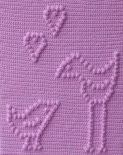 Love Birds Crochet Baby Blanket Pattern - Snuggle Blinkie - PDF Pattern