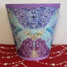 Plant Pot, Ceramic Pot, Pot & Planter, Flower Pot, Garden Pot, Indoor & Outdoor Pot, Decoupage, Gift, Pot Saucer, Home Garden Decoration - thumbnail 3