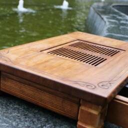 Chinese Tea Table 80 40 16cm/42cm Gongfu - Gung Fu, Kungfu, Gong Fu Traditional Chaban - A Wooden With Drain Pallet - thumbnail 3