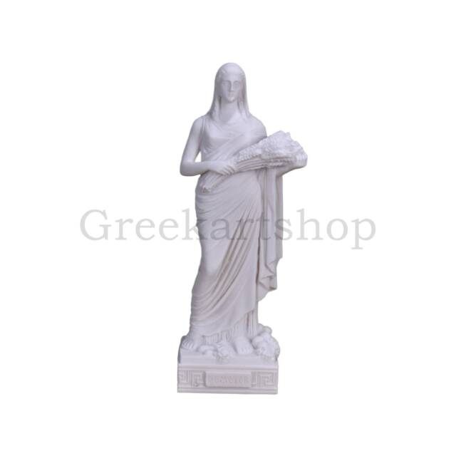 Demeter Ceres Harvest Fertility Goddess Greek Roman Statue Sculpture 9.84In - 26 cm - image 1