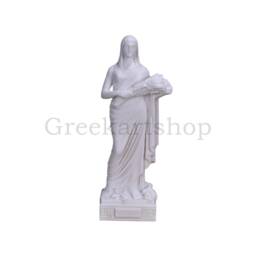 Demeter Ceres Harvest Fertility Goddess Greek Roman Statue Sculpture 9.84In - 26 cm - thumbnail 1