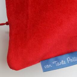 Velvet Cushioncase Red 30 X 50 - thumbnail 2