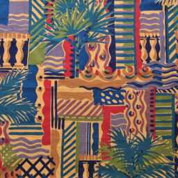Vintage Liberty Cote D'azure Cushion Cover Collier Campbell 80S Decor - thumbnail 3