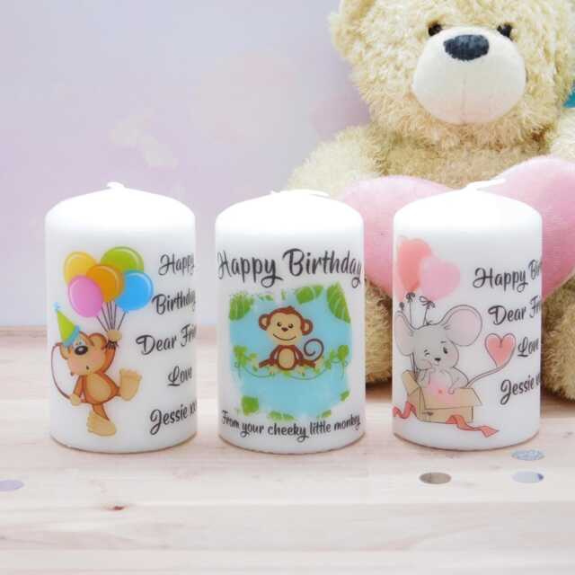 Personalised Birthday Candle Custom Name Gift, Choice Of Designs - image 1